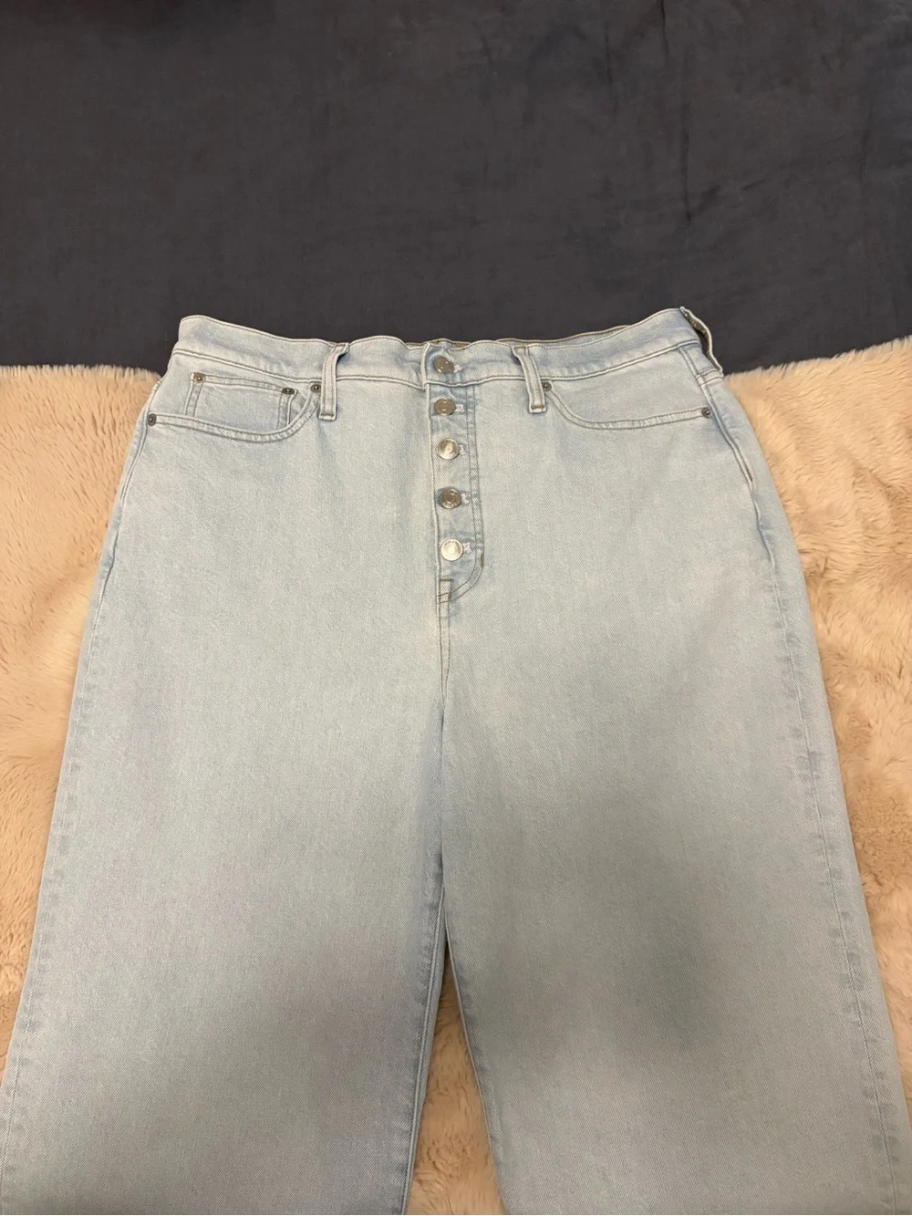 J. CREW SLIM WIDE LEG JEANS